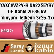 Öznur Kablo YAXC8VZ2V-R NA2XSEYRY 3x35 3x400 OG Kablo