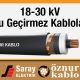 Öznur 18-30 kV Su Geçirmez Kablo OG XLPE N2XS(FL)2Y