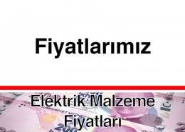 Saray Elektrik Fiyatlarımız Fiyat Listesi