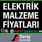 Saray Elektrik Malzeme Fiyatları