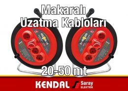 Kendal Makaralı Uzatma Kabloları