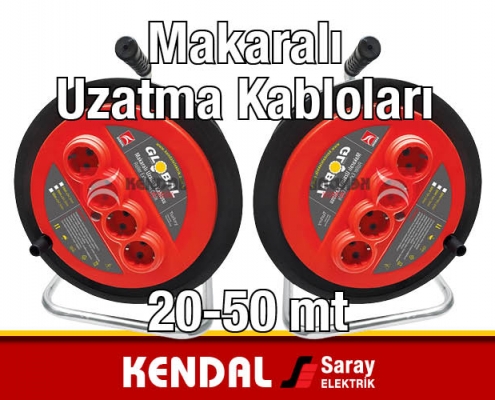 Kendal Makaralı Uzatma Kabloları