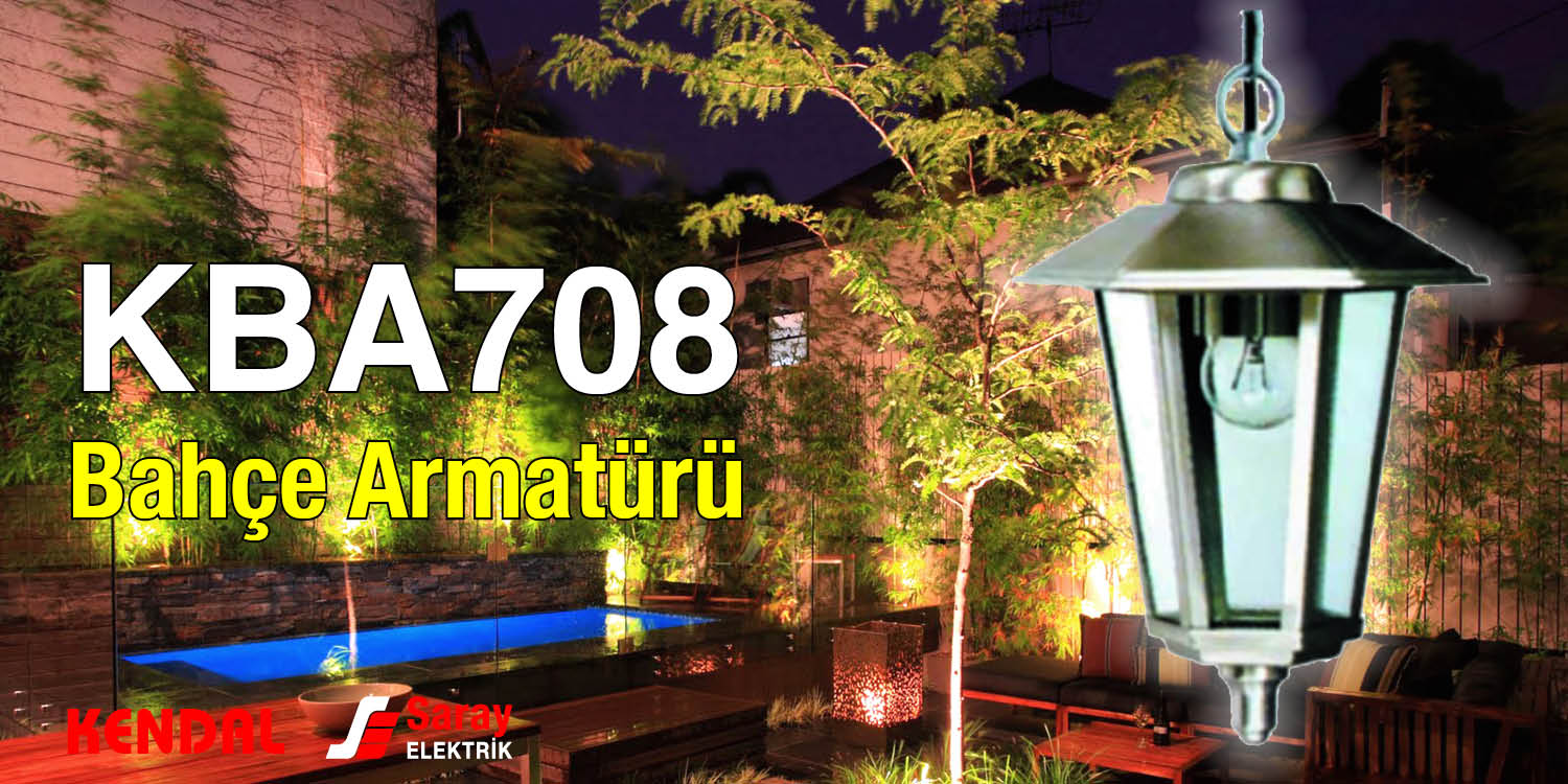 Kendal Elektrik KBA708 Bahçe Armatürü