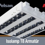 Pelsan Isolamp T8 Armatür