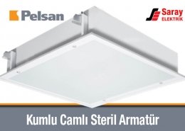 Pelsan Kumlu Camlı Steril Armatür