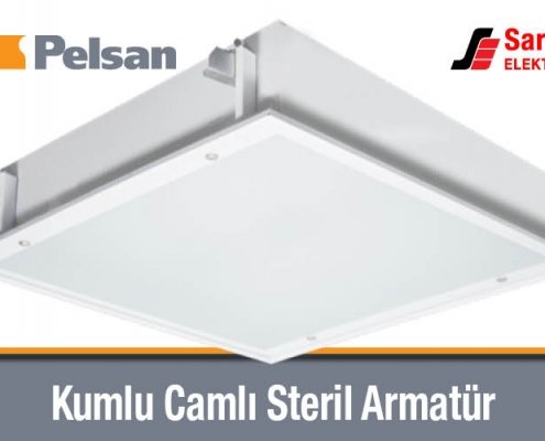 Pelsan Kumlu Camlı Steril Armatür