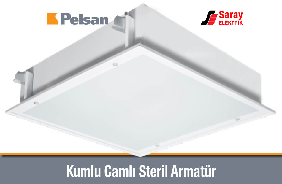 Pelsan Kumlu Camlı Steril Armatür