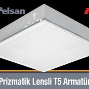 Pelsan Prizmatik Lensli T5 Armatür