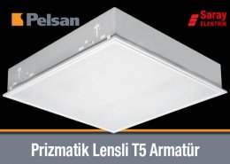 Pelsan Prizmatik Lensli T5 Armatür