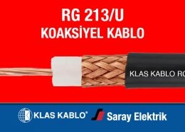 Klas Kablo RG 213U Koaksiyel Kablo