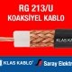 Klas Kablo RG 213U Koaksiyel Kablo