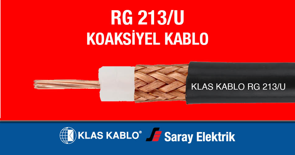 Klas Kablo RG 213/U Koaksiyel Kablo