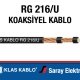 Klas RG 216U Koaksiyel Kablo