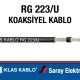 Klas RG 223U Koaksiyel Kablo