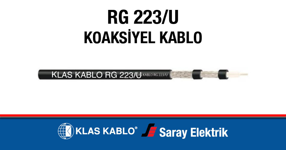 Klas RG 223 U Koaksiyel Kablo