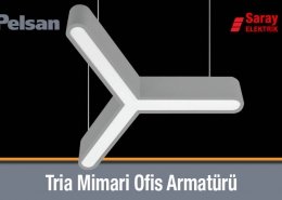 Pelsan Tria Mimari Ofis Armatürü