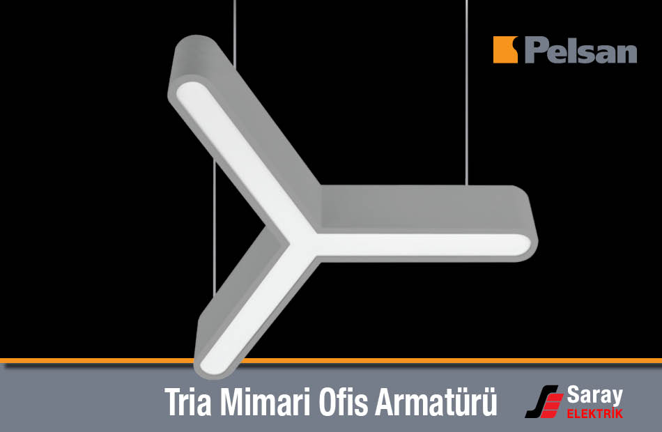 Pelsan Tria Mimari Ofis Armatürü