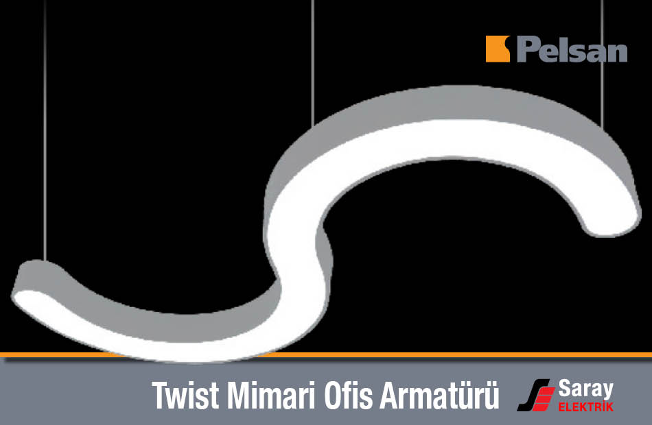 Pelsan Twist Mimari Ofis Armatürü