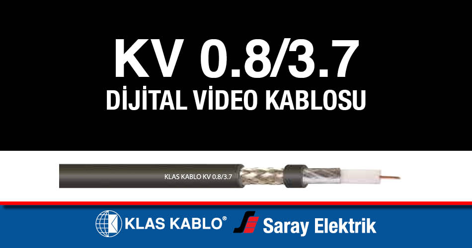 Klas KV 08-3.7 Dijital Video Kablosu
