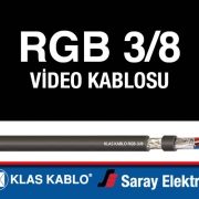 Klas RGB 3-8 Audio Video Kablosu