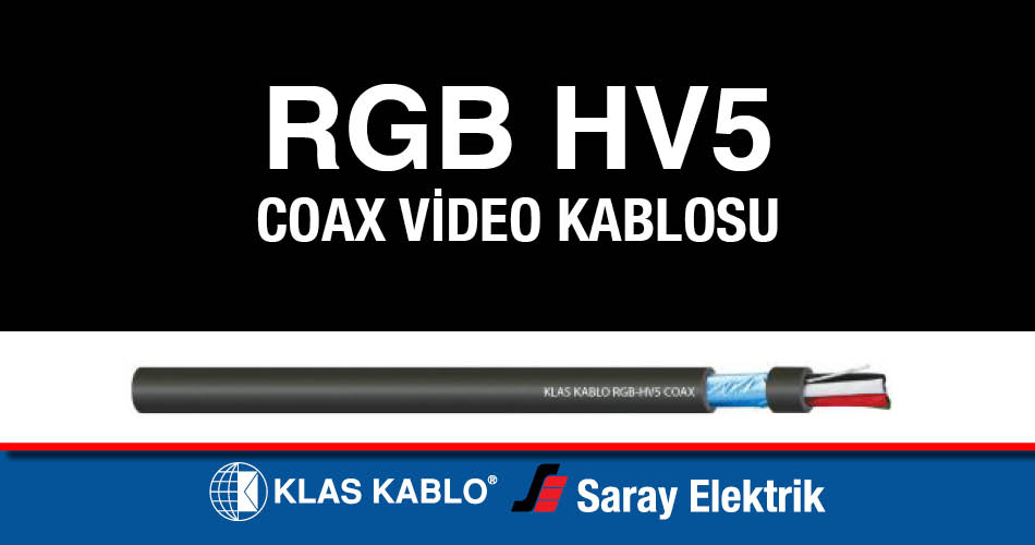 RGB HV5 COAX Audio Video Kablosu