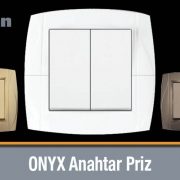 Pelsan Onyx Anahtar Priz Serisi
