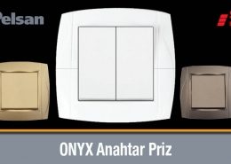 Pelsan Onyx Anahtar Priz Serisi