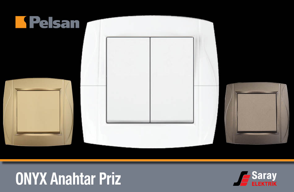 Pelsan Onyx Anahtar Priz