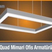 Pelsan Quad Mimari Ofis Armatürü