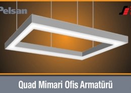 Pelsan Quad Mimari Ofis Armatürü