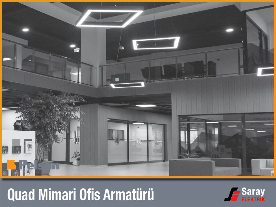 Pelsan Quad Mimari Ofis Armatürü