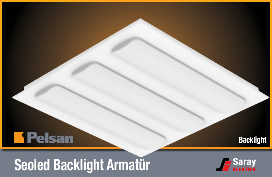 Pelsan Seoled Backlight Sıva Altı Ofis Armatürü