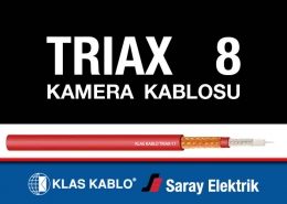 Klas Kablo TRIAX 8 Stüdyo Kamera Kablosu