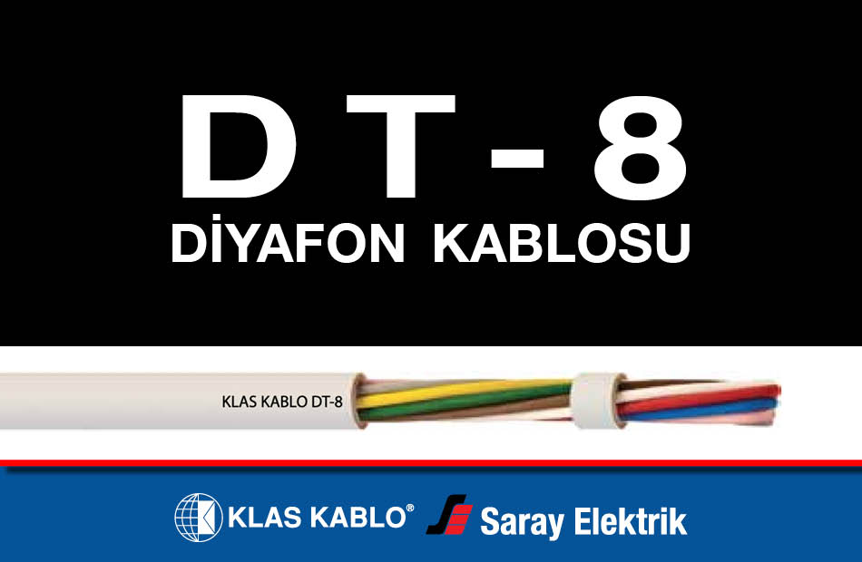 Klas Kablo DT 8 Diafon Kablosu