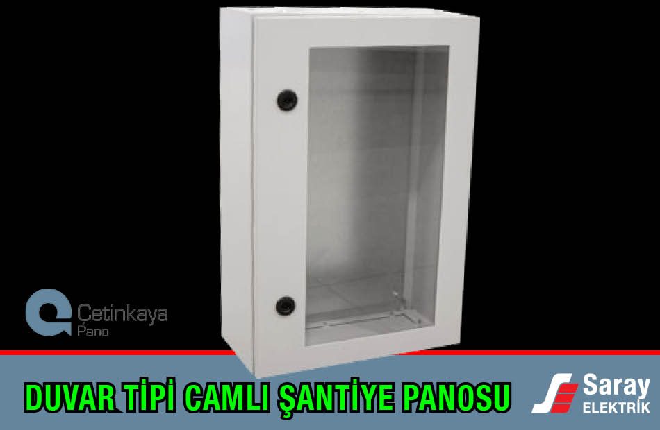 Çetinkaya pano Duvar Tipi Camlı Şantiye Panosu