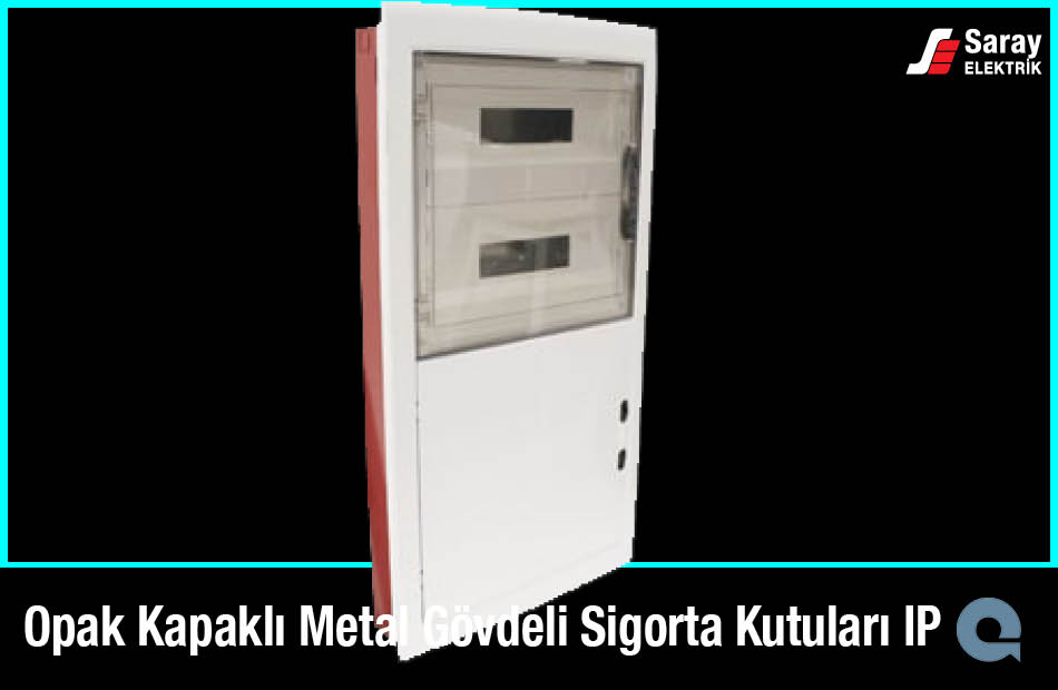 Çetinkaya Opak Kapaklı Metal Gövdeli Sigorta Kutuları