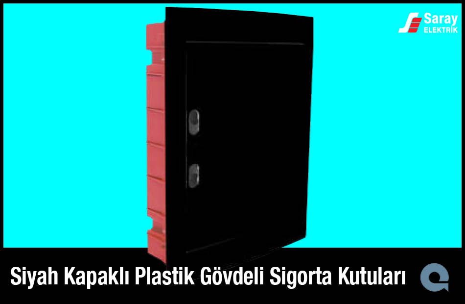 Çetinkaya Siyah Kapaklı Plastik Gövdeli Sigorta Kutusu