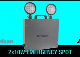 Pelsan 2X10W IP65 Emergency Spot