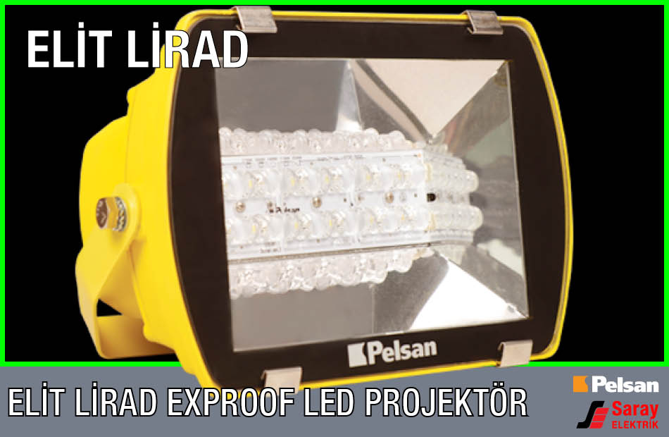 Pelsan Elit Lirad Exproof Led Projektör