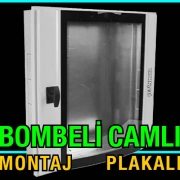 Bombeli Camlı Montaj Plakalı Sıva Altı Tesisat Panosu