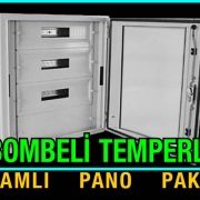 Bombeli Temperli Camlı Tesisat Panosu