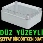 Çetinkaya Pano Düz Yüzeyli Şeffaf Dikdörtgen Buat