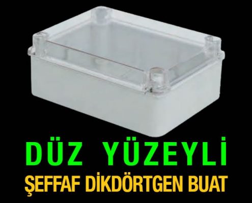 Çetinkaya Pano Düz Yüzeyli Şeffaf Dikdörtgen Buat