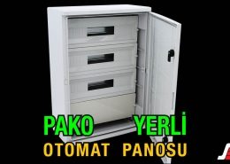 Pako Yerli ABS Perdeli Opak Kapaklı Otomat Panosu