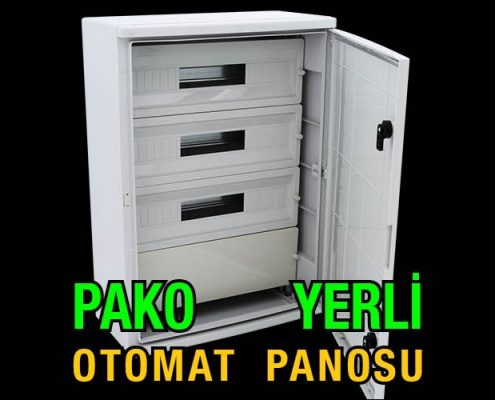 Pako Yerli ABS Perdeli Opak Kapaklı Otomat Panosu