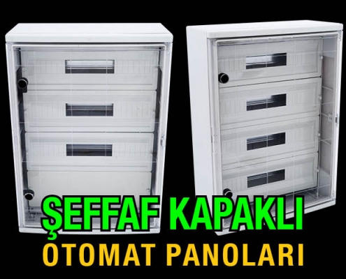 Çetinkaya Pano Şeffaf Kapaklı Otomat Panoları