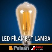 Pelsan Led Filament Lamba Ø64