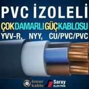 Öznur Kablo PVC İzoleli Çok Damarlı Güç Kablosu YVV-R NYY