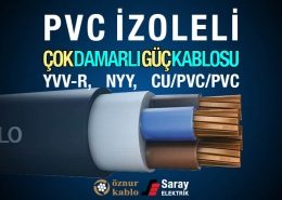 Öznur Kablo PVC İzoleli Çok Damarlı Güç Kablosu YVV-R NYY