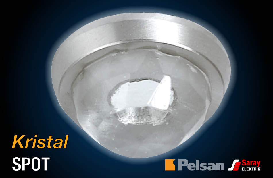 Pelsan Small Kristal Spot Armatür